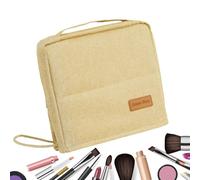 Borsa Trucco Verticale - Organizzatore Verticale Alta Capacità | Borsetta Cosmetici Con Cerniera Per Donne,Per Donne E Ragazze Per Pennelli Specchio Toeletta Gioielli Scuola Bagno Bellezza