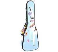 Borsa Ukulele Alpaca I Choose To Be A Unicorn Pattern Ukulele Custodia per Soprano Tenore Concert 23 Pollici 10 MM Spessa Morbida Imbottita Cinghie Regolabile Gig Bag