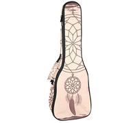 Borsa Ukulele Vintage Dream Catcher Modello Ukulele per Soprano Tenore Concert 23 Pollici 10 MM Spessore Morbido Imbottito Cinghie Regolabile Gig Bag
