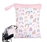 Borsa umida per il costume da bagno, organizer a secco umido impermeabile, tasca portatile riutilizzabile | tasche con doppia cerniera, borsa da viaggio lavabile per le uscite di spiaggia, b, Se