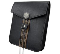 Borsa unisex in pelle sintetica retrò punk medievale for soldi, marsupio, cintura, costume, cosplay, portamonete portatile quadrato Per Cosplay Mascherato