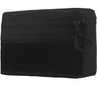 Borsa universale GP (L) con montaggio MOLLE, per riporre oggetti, ampia area, nastro magico, borsa da caccia e campeggio, borsa tattica (Black)