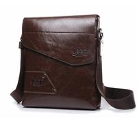 Borsa uomo Jeep tracolla donna in pelle marrone scuro vari scomparti stile