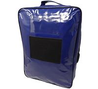 Borsa Valigia in PVC per trasporto documenti e valori, dimensioni: 32 cm x 42 cm x 20 cm (blu)