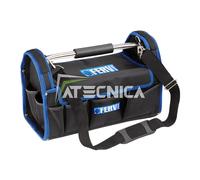 Borsa valigia morbida intessuto con base rigida FERVI 0390 con tracolla 400x225