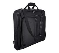 Borsa Valigia ZEGUR Porta Abiti 1 Metro Per 3 Indumenti Per Viaggi di Piacere o Viaggi D'affari - Cinghia Tracolla Regolabile e Tasche Multifunzione - Nera