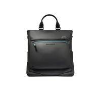 Borsa verticale porta PC indossabile a zaino Piquadro C2OW, nera - Tabella Colori: Nero