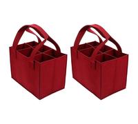 Borsa vino in feltro imbottita contiene sei bottiglie perfetta per attività all