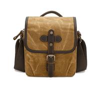 BORSA WIGENTO messenger S - Compatibile con fotocamere DSLR, tela cerata