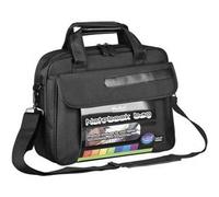 BORSA WINTECH NB-121 PER NOTEBOOK FINO 12,1" TASCA FRONTALE ORGANIZZATA E TRACOLLA REGOLABILE