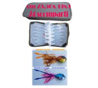 BORSA X ARTIFICIALI JIG SPINNING+ARTIFICIALE TRABUCCO RAPTURE ASAMI MADAI JIG BS