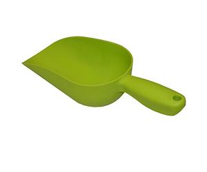 Borsa Xclou in verde, secchio d'alimentazione in plastica di alta qualità, pala da giardino con manico, pala a mano come accessorio da giardino e per le esigenze dell'animale domestico