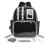 Borsa zaino, custodia estetica con bacheca per viaggi, design trasparente del display con look elegante, funzione impermeabile, strumento di trasporto multiuso, accessorio di per il lavoro e il f