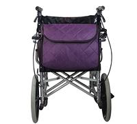 Borsa zaino per sedia a rotelle, 6 colori, grande accessorio da appendere sul retro, leggero, organizer per sedie a rotelle per camminatori, rollatori, scooter (viola)
