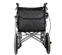 Borsa zaino per sedia a rotelle, 6 colori, grande accessorio da appendere sul retro, leggero, organizer per sedie a rotelle per camminatori, rollatori, scooter (nero)