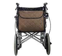 Borsa zaino per sedia a rotelle, 6 colori, grande accessorio da appendere sul retro, leggero, organizer per sedie a rotelle per camminatori, rollatori, scooter (marrone)