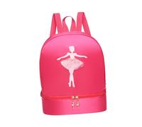 Borsa zaino portatile per danza classica con scomparto per scarpe per