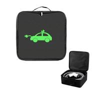 BorsaCaviAuto, BorsaperCavidiEV, BorsaperCavi Ricarica Auto elettrica, Borsa di stoccaggio del Cavo di Ricarica del EV, EVCableOrganizerBag, Borsa per bagagliaio adatta a tutte le prolunghe（Piazza）