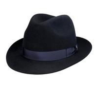 Borsalino Cappello Bogart Marengo Cappello di Feltro Cappello in Lana 59 cm - Blu