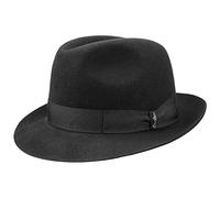 Borsalino Georgio Cappello in Feltro Fedora Film 58 cm - Nero