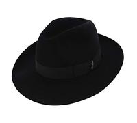 Borsalino Umberto - Cappello in feltro a pelo nero, 56 cm