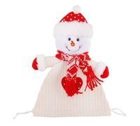 Borse a Maglia di Natale, Borse di Santa riutilizzabili, Regalo in Neve, custodie compatte per Feste, Calze per Vacanze, Ideali per la Festa, Supporto per Pantaloni da Notte,