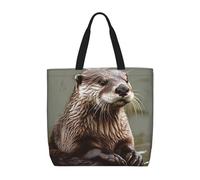 Borse A Mano Beaver Animal Donna Borsa Tote Elegante Borsa A Tracolla Impermeabile Borsetta Per Laptop Scuola Uso Quotidiano