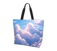 Borse A Mano Clouds In The Sky Donna Borsa Tote Grande Borsa A Tracolla Impermeabile Tote Bag Per Ufficio Viaggi Lavoro