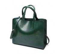 Borse A Mano Da Donna Borsa A Mano Retrò Borsa A Tracolla Grande Casual Borsa A Tracolla Da Donna Con Tracolla Lunga Borsa Alla Moda Per Lo Shopping Per Le Feste Stile Semplice Verde Tagli UnicaColora