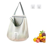 Borse a rete per prodotti agricoli,Borse a rete per verdura,Borsa a rete per frutta e verdura | Borse a rete riutilizzabili per frutta e verdura, sacchetti, Grigio, singolo, Consulte la descripción