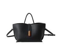 Borse a secchiello per le donne, borsa a tracolla in pelle, borse a tracolla da donna, borsa a tracolla vintage, borsa a tracolla in pelle, Nero , 21.65x13.78x4.72inch