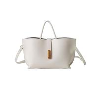 Borse a secchiello per le donne, borsa a tracolla in pelle, borse a tracolla da donna, borsa a tracolla vintage, borsa a tracolla in pelle, bianco, 21.65x13.78x4.72inch