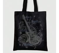 Borse a spalla creativo buio chitarra stampata bifacciale tela Tagli UnicaHalloween,LettereTessuto