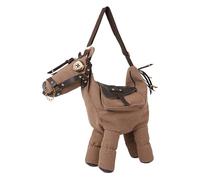 Borse a Spalla per Donne,Borsetta Retro in Pelle PU a Forma di Cavallo | Borsa Da Viaggio A Spalla Con Cinturino Regolabile - Per Uscite Del Fine Settimana Shopping Viaggio Scuola E Pendolarismo