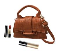 Borse A Spalla Piccole,Borsa A Tracolla Per Donna | Borse a tracolla piccole e leggere,Borsa a tracolla dal design moderno compatto per lavoro, appuntamenti, viaggi, matrimoni, feste, marrone