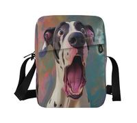 borse a tracolla borsa a tracolla da uomo borse a tracolla borsa a tracolla da donna tracolla regolabile per la scuola cartone animato divertente alano cane
