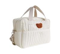 Borse a tracolla Borsa per pannolini modello ricamato mamma grande capacità borsa cosmetica borsa per pannolini a tracolla da donna