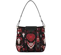 Borse a tracolla da donna alla moda borse tote bag con cinghie rimovibili per viaggi quotidiani West Cowboy arte etnica San Valentino