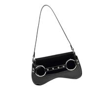 Borse a tracolla da donna borsa a tracolla borsa a tracolla in pelle alla moda elegante borsa a tracolla borsa elegante borsa a tracolla borsa da sella, Nero , Taglia unica