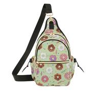 Borse a tracolla da donna Borsa casual da donna impermeabile per viaggi, incontri dolci ciambelle