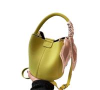 Borse a tracolla da donna, borse a spalla, di marca lusso, a secchiello, a mano portatili in pelle PU(Green)