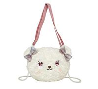 Borse a tracolla da donna borse a tracolla morbida ragazza frizione giapponese vintage catena anime viaggio telefono pochette, Viola, One Size