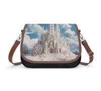 Borse a tracolla da donna che costruiscono una borsa a tracolla in pelle Sandcastle con tracolla regolabile borsa a tracolla alla moda borsa a tracolla multipla borsa per pendolari