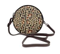 Borse a tracolla da donna con stampa mimetica labirinto, da viaggio, piccole borse in pelle a tracolla da donna