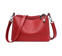 Borse a tracolla da donna grandi blu donne borse crossbody spalla per donna designer borse donna borse e borse greche sagge, Colore: rosso, Taglia unica