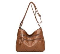 Borse a tracolla da donna in pelle morbida vintage, borse e borsette da donna con grande capacità, multi tasche, borsa a spalla per la festa della mamma, borsa a tracolla da donna, BW2., Taglia unica