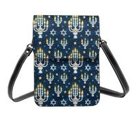 Borse a tracolla da donna, piccole borse a tracolla in pelle con stampa retrò con candele