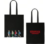 Borse a tracolla da donna Questa borsa in tessuto di poliestere di Stranger Things è il complemento perfetto per la tua vita quotidiana. Dal design elegante, pratico e moderno, è ideale da indossare a