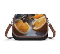 Borse a tracolla da donna Tartarughe Emergenti dalle arance Borsa a tracolla in pelle con tracolla regolabile Borsa a tracolla alla moda Borsa a tracolla multipla Borsa per pendolari
