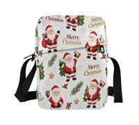 Borse a tracolla da uomo borse a tracolla regolabile per lavoro lavoro -Merry Christmas Santa Claus